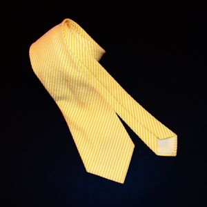 Vintage John Henry necktie yellow and white